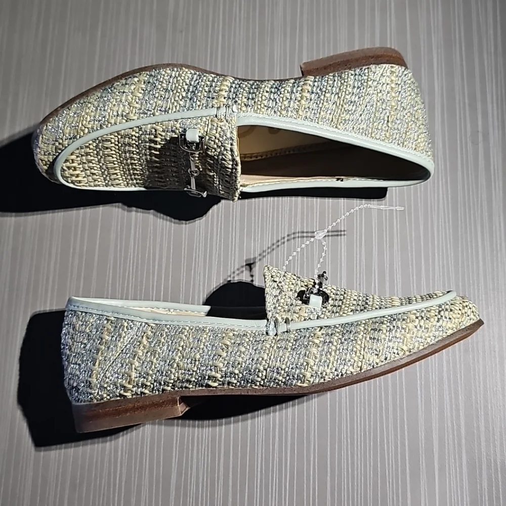 Sam Edelman Loraine Mini Girl's Loafers Size 13M Tide Blue Tweed NWOB‎ Condition